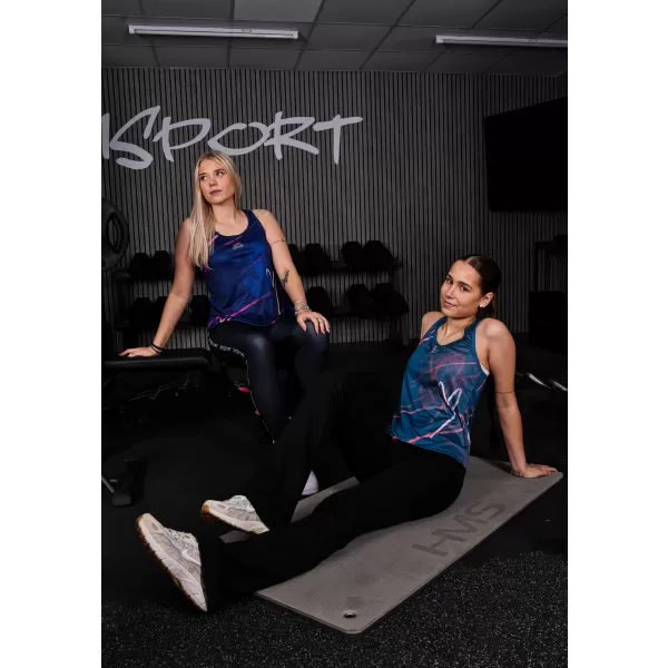  Funktionaler Tanktoper der Frauen auf Prämie ALTISPORT VOJ/ALW082TIL01 DUNKELBLAU 