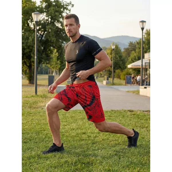  Die funktionalen Shorts von Männern Premium ALTISPORT VOJ/ALM071KRA01 ROT 