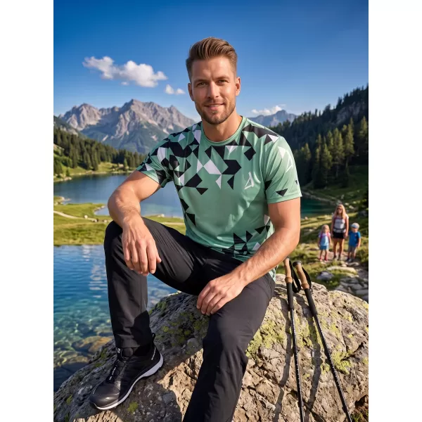  Männer funktionaler T -Shirt Premium ALTISPORT VOJ/ALM108TR01 MILITÄR 