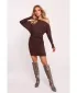 Kleid MOE M818 BRAUN