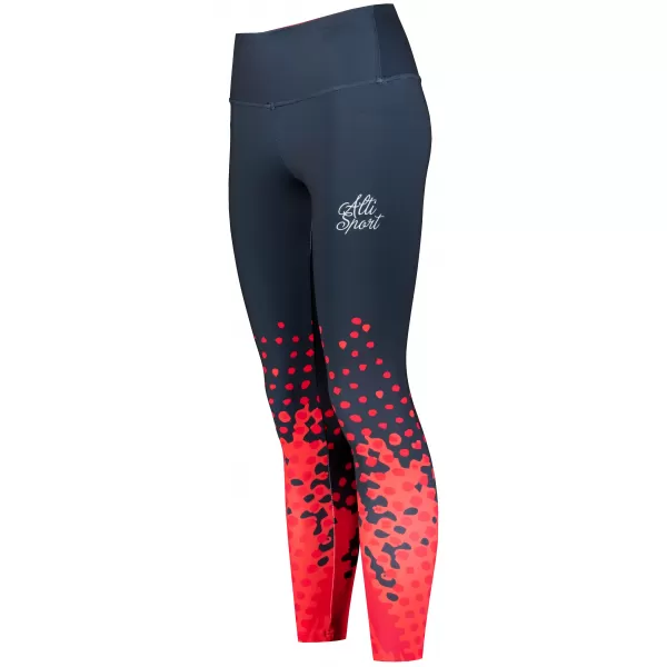  Frauen -Leggings Premium ALTISPORT VOJ/ALW109LEG01 ROTSCHWARZ 