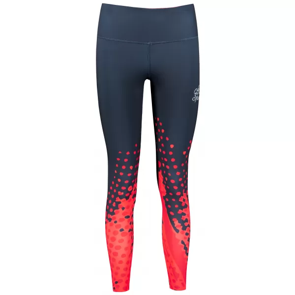  Frauen -Leggings Premium ALTISPORT VOJ/ALW109LEG01 ROTSCHWARZ 