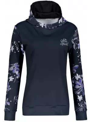 Funktionaler Sweatshirt -Prämie von Frauen ALTISPORT VOJ/ALW063MI01 SCHWARZ