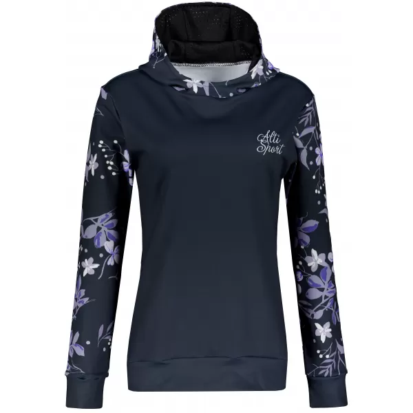  Funktionaler Sweatshirt -Prämie von Frauen ALTISPORT VOJ/ALW063MI01 SCHWARZ 