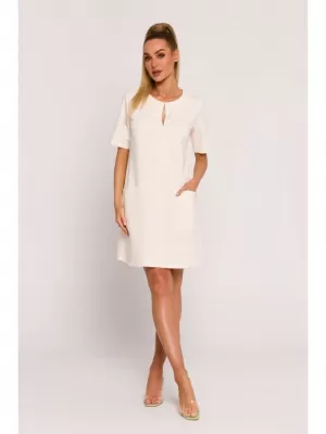 Kleid MOE M788 CREME