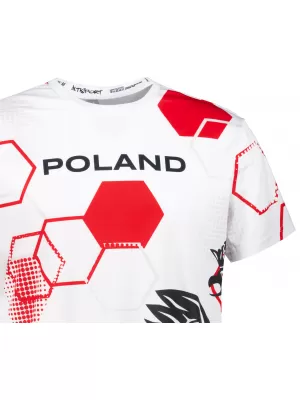 Männer funktionaler T -Shirt Premium ALTISPORT VOJ/ALM036PL/TR01 HEXA-WH