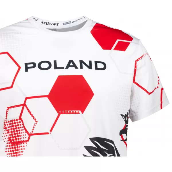  Männer funktionaler T -Shirt Premium ALTISPORT VOJ/ALM036PL/TR01 HEXA-WH 