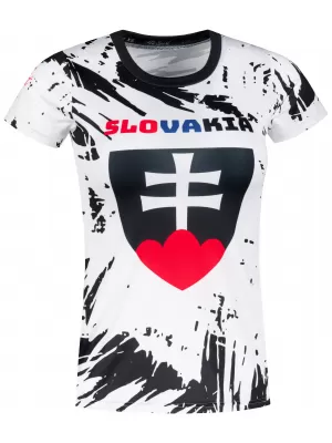 Frauenfunktional T -Shirt Premium ALTISPORT VOJ/ALW036SL/TR01 ABSTRAKTION