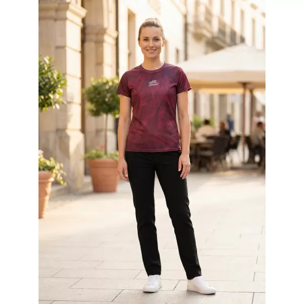  Hochwertiges Funktions-T-Shirt für Damen ALTISPORT VOJ/ALW096TR01 BURGUND 