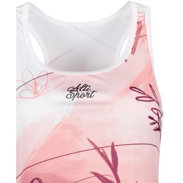  Hochwertiges Funktions-Tanktop für Damen ALTISPORT VOJ/ALW083TIL01 WEIß ROSA 