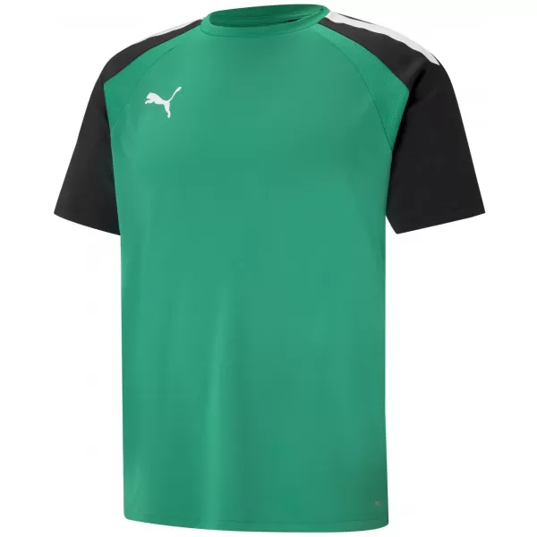  Herren -funktionales Hemd PUMA TEAMPACER JERSEY 704919_05 PFEFFERGRÜN/ SCHWARZ/ WEIß 