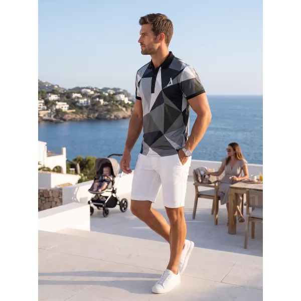  Herrenfunktional T -Shirt mit Premium -Kragen ALTISPORT VOJ/ALM007TR05 GRAU 