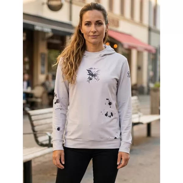  Funktionaler Sweatshirt -Prämie von Frauen ALTISPORT VOJ/ALW077MI01 GRAU -BLACK 
