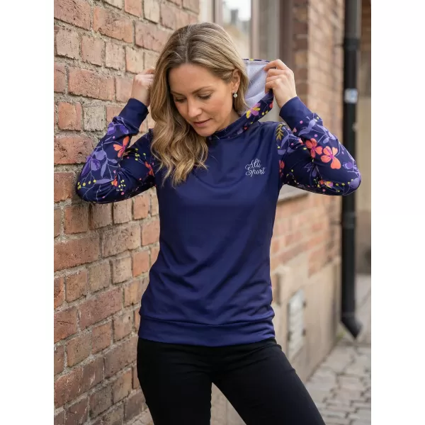  Funktionaler Sweatshirt -Prämie von Frauen ALTISPORT VOJ/ALW063MI01 DUNKELVIOLETT 