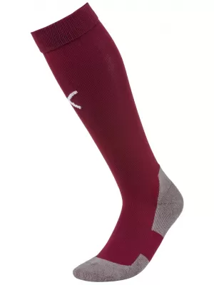 Fußballsocken PUMA TEAM LIGA SOCKS CORE 703441_09 CORDOVAN/ CORDOVAN/PUMA WEIß