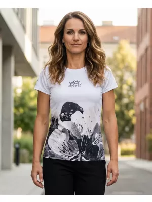 Frauenfunktional T -Shirt Premium ALTISPORT VOJ/ALW090TR01 WEIß