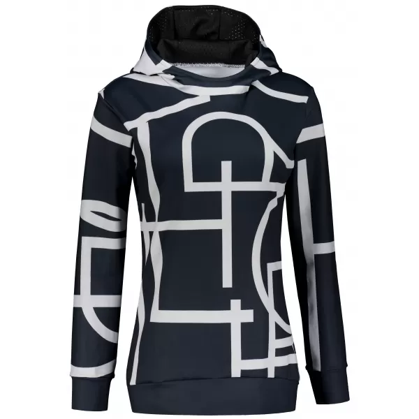  Funktionaler Sweatshirt -Prämie von Frauen ALTISPORT VOJ/ALW085MI01 SCHWARZ 