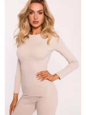 Damen-T-Shirt MOE M817 SANDIG