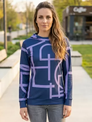 Funktionaler Sweatshirt -Prämie von Frauen ALTISPORT VOJ/ALW085MI01 LILA