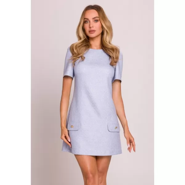  Kleid MOE M855 HELLBLAU 