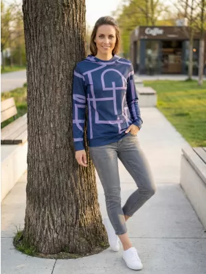 Funktionaler Sweatshirt -Prämie von Frauen ALTISPORT VOJ/ALW085MI01 LILA