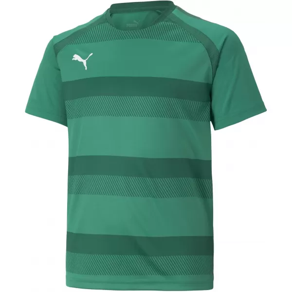  Kinder T-Shirt PUMA TEAMVISION JERSEY JR 704928_05 PFEFFERGREEN/POWERGREEN/WEIß 
