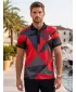 Herrenfunktional T -Shirt mit Premium -Kragen ALTISPORT VOJ/ALM007TR05 ROT