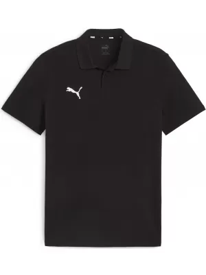 Herren t -Shirt mit einem Kragen PUMA TEAMGOAL CASUALS POLO 658605_03 PUMA BLACK/PUMA WEIß