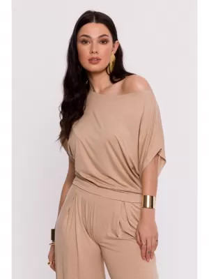 Damenbluse BEWEAR B287 CAPPUCCINO