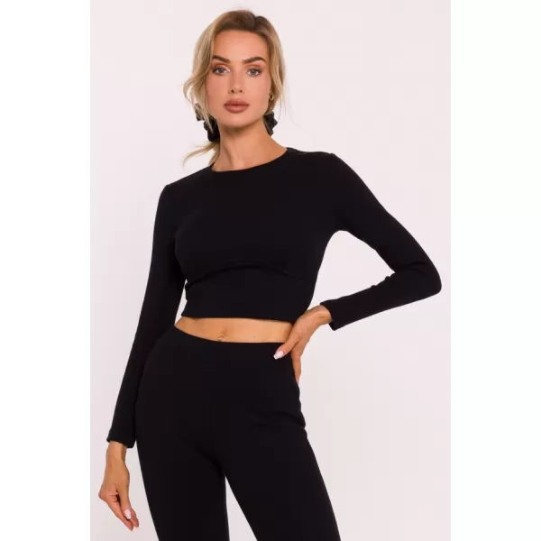  Damen-T-Shirt MOE M817 SCHWARZ 