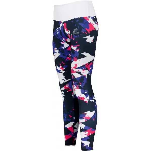  Frauen -Leggings Premium ALTISPORT VOJ/ALW110LEG01 VIOLETT -WEIß 