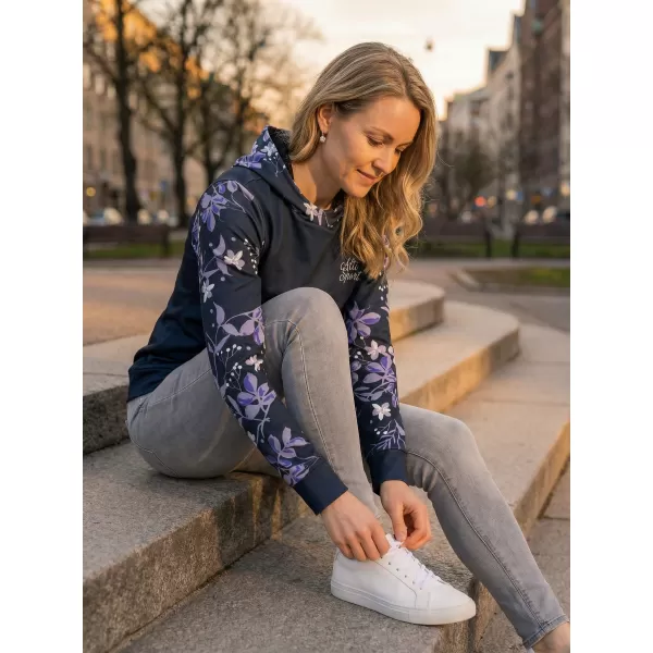  Funktionaler Sweatshirt -Prämie von Frauen ALTISPORT VOJ/ALW063MI01 SCHWARZ 