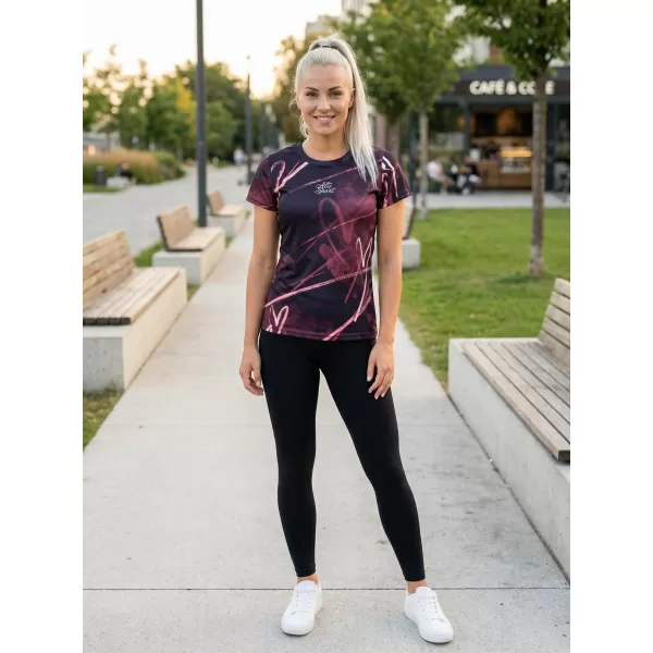  Frauenfunktional T -Shirt Premium ALTISPORT VOJ/ALW082TR01 LILA 