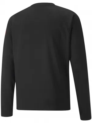 Herren -Sweatshirt PUMA TEAMLIGA TRAINING SWEAT 657238_03 PUMA BLACK/PUMA WEIß