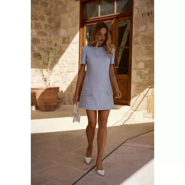  Kleid MOE M855 HELLBLAU 