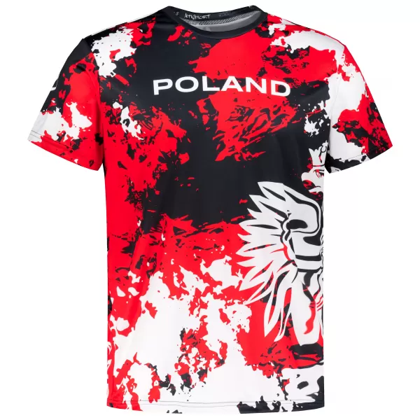  Männer funktionaler T -Shirt Premium ALTISPORT VOJ/ALM036PL/TR01 FLECKEN 