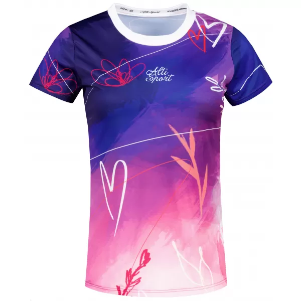  Frauenfunktional T -Shirt Premium ALTISPORT VOJ/ALW083TR01 LILA 