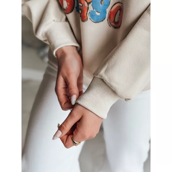  Damen Sweatshirt DSTREET LALA VIBE BY1506 BEIGE 