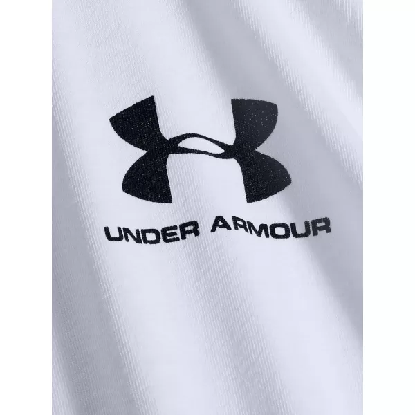  Herren-T-Shirt UNDER ARMOUR SPORTSTYLE LEFT CHEST LS 1329585-100 WEIß 