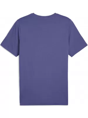 Herren-T-Shirt PUMA GRAPHICS WORDING TEE 684825_46 BLAUER KRISTALL