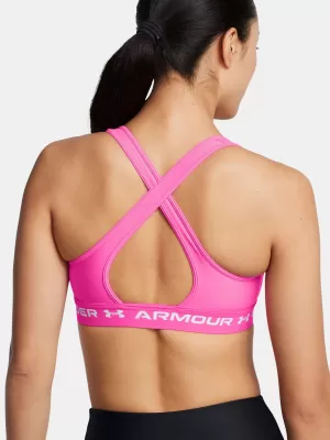 Damen-BH UNDER ARMOUR CROSSBACK MID BRA 1361034-656 ROSA
