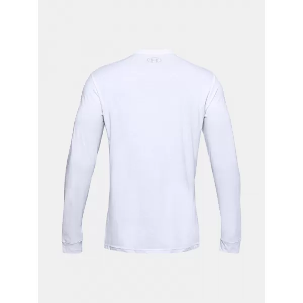  Herren-T-Shirt UNDER ARMOUR SPORTSTYLE LEFT CHEST LS 1329585-100 WEIß 