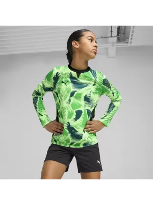 Kindertrikot PUMA TEAMTARGET GK LS JERSEY JR 706521_20 FIZZY LIME / SPRUDELER LIMETTEN / PUMA SCHWARZ