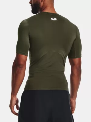 Herren-T-Shirt UNDER ARMOUR HG ARMOUR COMP SS 1361518-390 GRÜN
