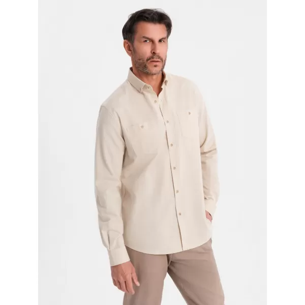  Hemd OMBRE OM-SHCS-0134 CREME 