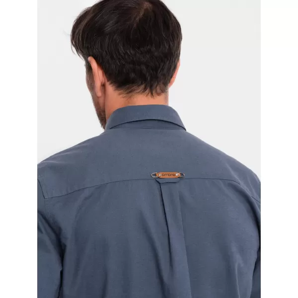  Hemd OMBRE OM-SHCS-0134 BLAU 