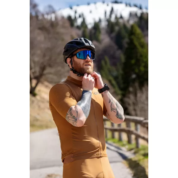  Herren -Radsporttrikot NORDBLANC WONDERMENT NBSMF8215 BRAUN 
