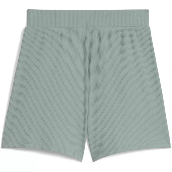  Damenshorts PUMA ESS ELEVATED SHORTS 685026_30 GRÜNER MOND 