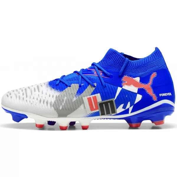  Stiefel PUMA FUTURE 8 MATCH FOREVER FG/AG 108423_01 WEIß/BLAU/GRAU/SCHWARZ/ROT 