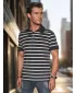 Herren t -Shirt mit einem Kragen DSTREET PX0639 HELLGRAU